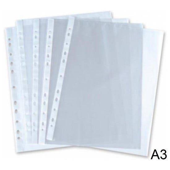 Protector sheet  A3+, 80mic PP Crystal Clear, Pack of 10pcs