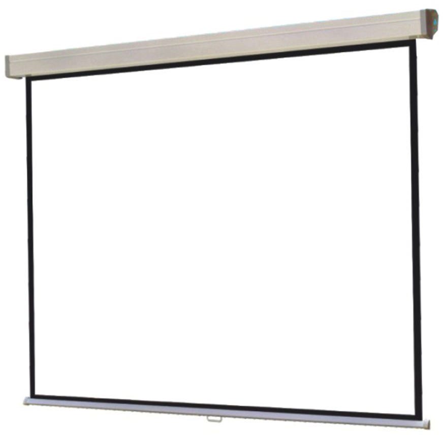 Screen Projector Manual Wall Mount Vertical   2 m X 1.5 m White