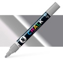Chalk marker 4mm #001 metallic silver
