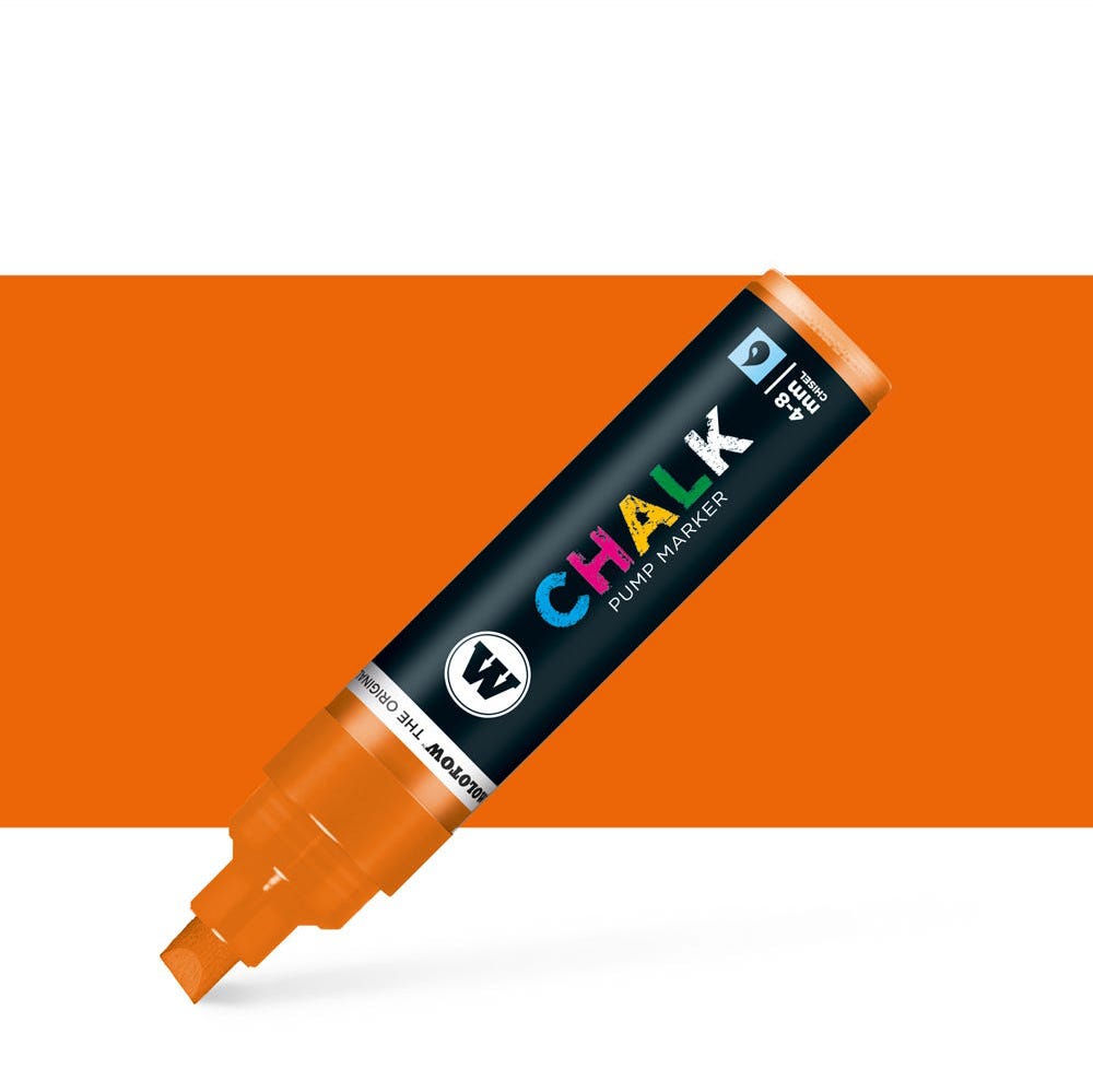 Chalk marker 4-8mm #007 neon orange