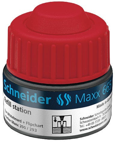 Refill station Maxx 665 Red for Boardmarker Schneider