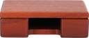 Case Business Card Wooden 7.5x3.5x11.5cm Mahogany