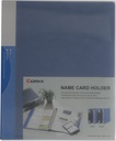 Holder Business Card 30 Hole Binder A4 600 Card  Polypropolene  26 cm X 31.5 cm X 3.4 cm Blue