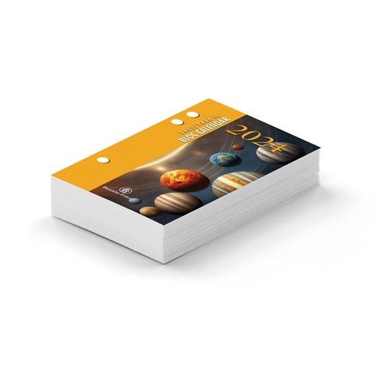 Block Calendars White edges 8.5x12cm