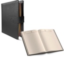 2025 Daily Diary in Wallet PU Gilded L/O- A5 Black