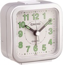 Clock Alarm Table Analog, Silver,  Casio TQ-141-8DF