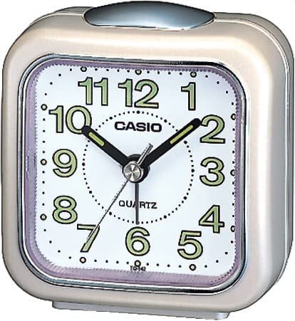 Clock Alarm Table Analog, White Casio TQ-142-7DF