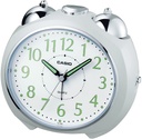 Clock Alarm Table Analog, White Casio TQ-369-7DF