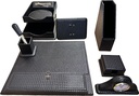 Desk set 10 Pcs / set PU    Leather   Black
