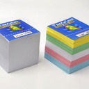 Block Cube JUMBO Assorted color 9 X 9 cm, With Gum