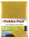 nvelope Bubbledsize 250x350 mm, Peel & seal, Gold, pack of 10
