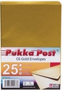 Envelope C6, 114x162mm, 100gsm, Pack of 25, Brown
