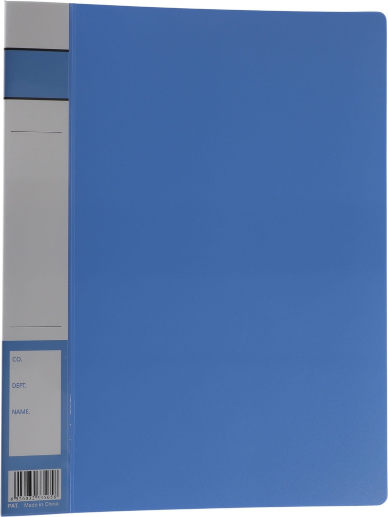 Folder Report Cover Lever Clip 15 mm Capacity  Polypropolene  A4 Blue