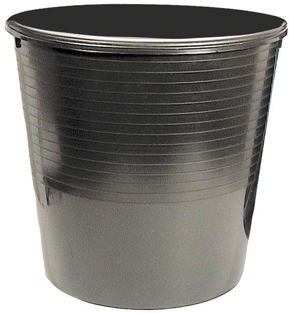 Wastebasket 12.3 L Plastic Black, ErichKrause® Office
