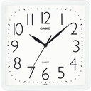 Clock Wall Analog - White Squared -      IQ-06-7DF
