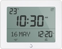 Wall Clock Flat With Azan - White - CF-20