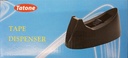 Dispenser Tape Desktop   Plastic 19/25MM Core 62.5x20.3x28.1 Black