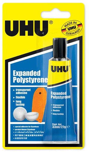 UHU Expanded Polystyrene 33Ml