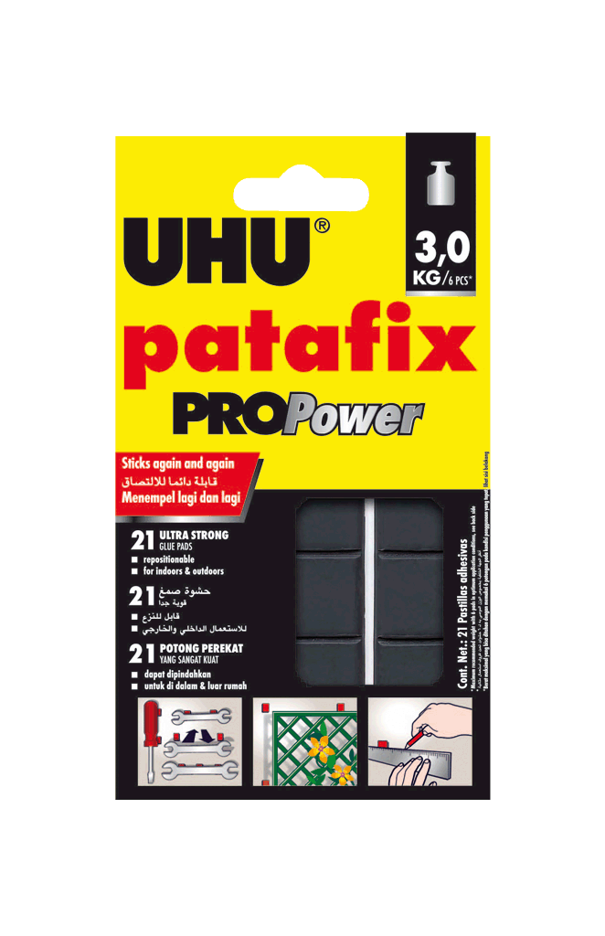 UHU Patfix Propowr Black