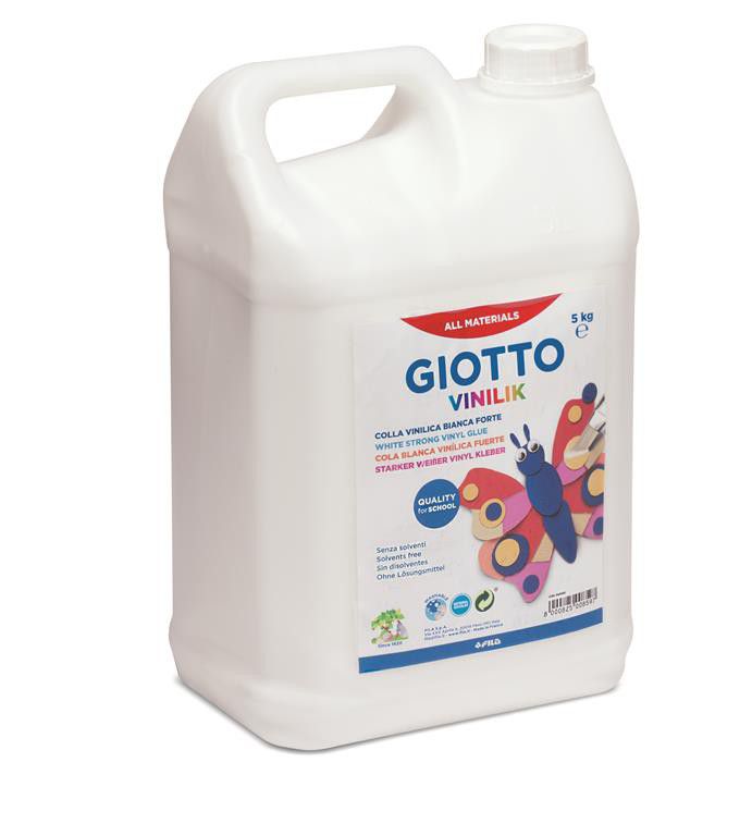 White Glue Multipurpose, Tank 5 Kg , Giotto Vinilik