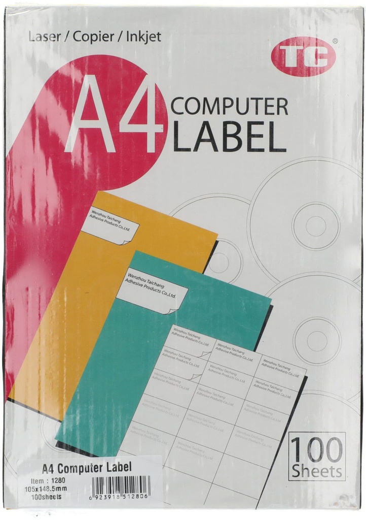 Label Multi Purpose 170 micron   Paper   105x148.5 mm White