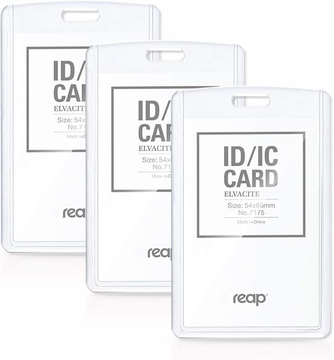 ID Holder OPP Vertical     7175 Clear