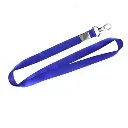 Lanyard ID Holder 1CM Blue