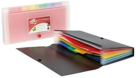 Dividerfolio/ 4 Ring Binder 25mm Executive Organiser A4 w/ Expanding 6 Divider