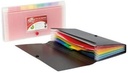 Dividerfolio/ 4 Ring Binder 25mm Executive Organiser A4 w/ Expanding 6 Divider
