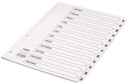 Concord Mylar Index A4 Jan-Dec (Box 10) FSC MIX