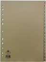 Concord Manilla Index Kraft A4 A-Z (Box 20)