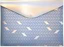 Pukka Glee Light Blue Popper Wallet