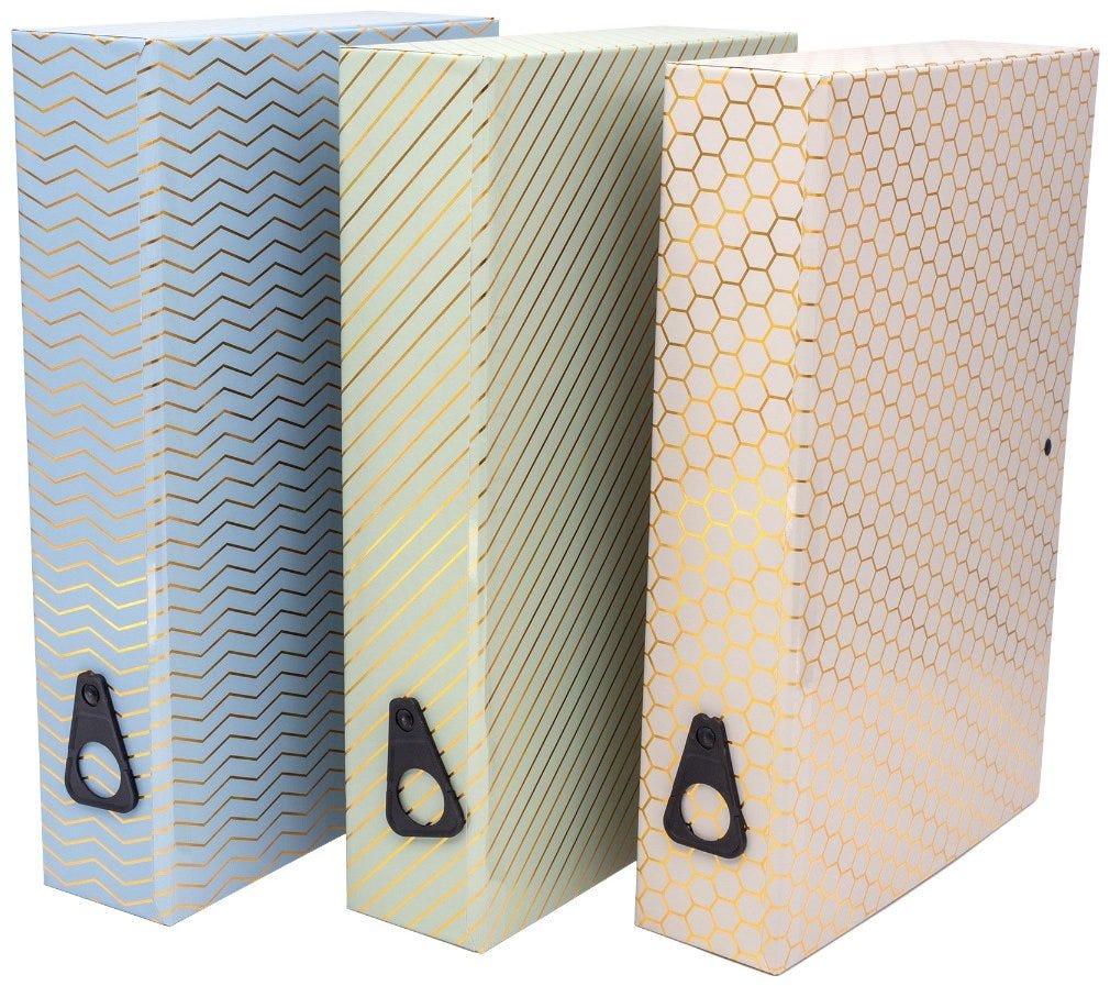 Pukka Haze Foolscap Box File Assorted