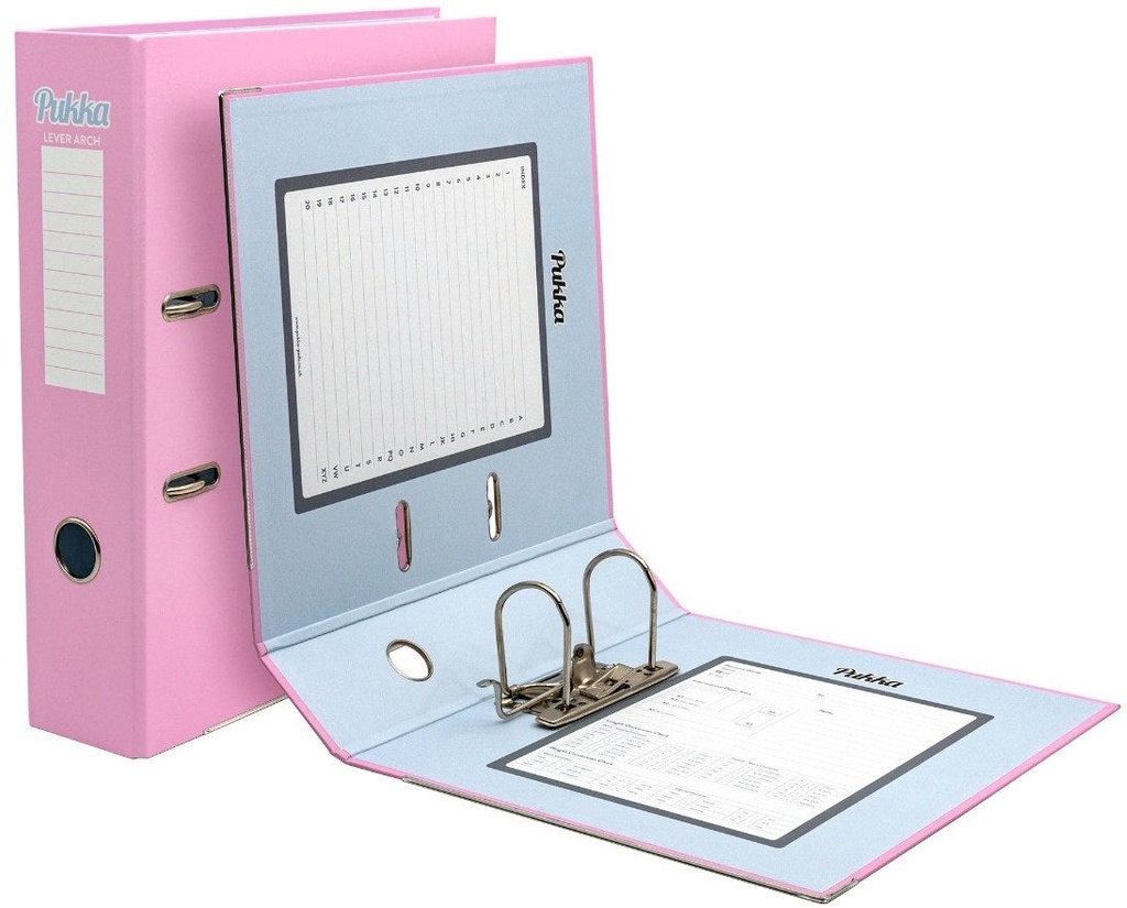 Pukka Pastel Lever Arch - 3 Mixed Colours (Box of 10)
