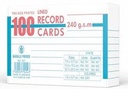 Record Cards Lines 240g 100sh 7.6 x 12.7 cm