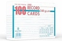 Record Cards Lines 240g 100sh 12.7 x 20.3 cm