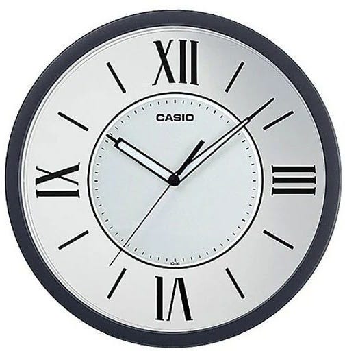 Clock Wall Analog Rounded Casio IQ-86-8DF