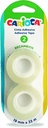 Tape  adhesive 1" Core    19 mm X 33 m Transparent, Pack of 2 pcs , Carioca