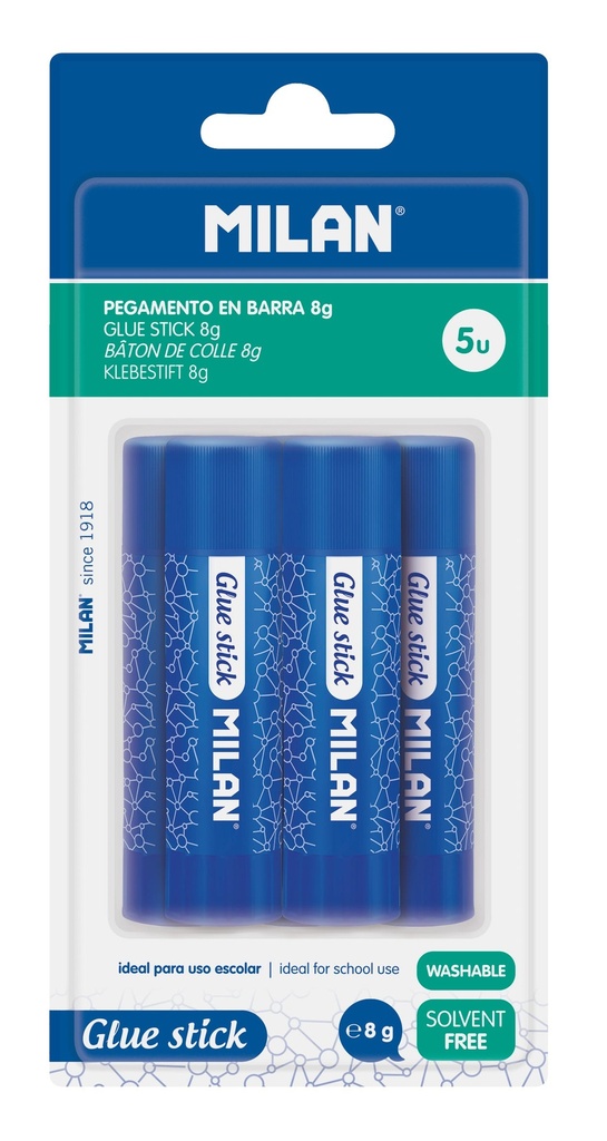 Blister pack 5 glue sticks 8 g