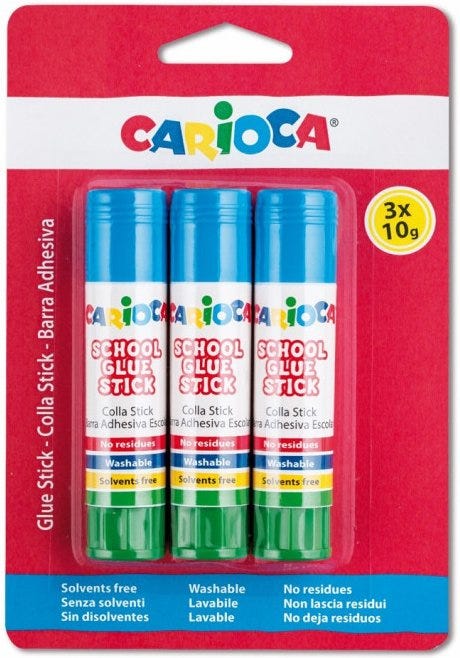 Carioca Glue Stick 10Gr Bl. 3Pcs
