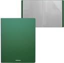 Book Display 10 Pocket Top Loaded Polypropolene  A4 Green, ErichKrause® Matt Classic