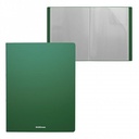 Book Display 20 Pocket Top Loaded Polypropolene  A4 Green, ErichKrause® Matt Classic