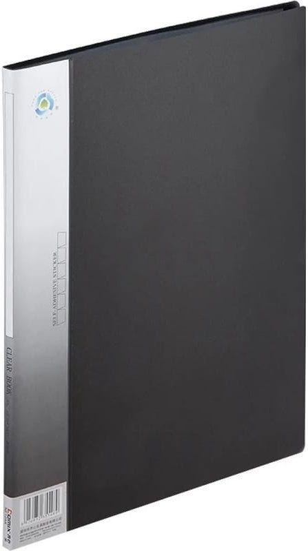 Book Display 20 Pocket Top Loaded  Polypropolene  A4 Black