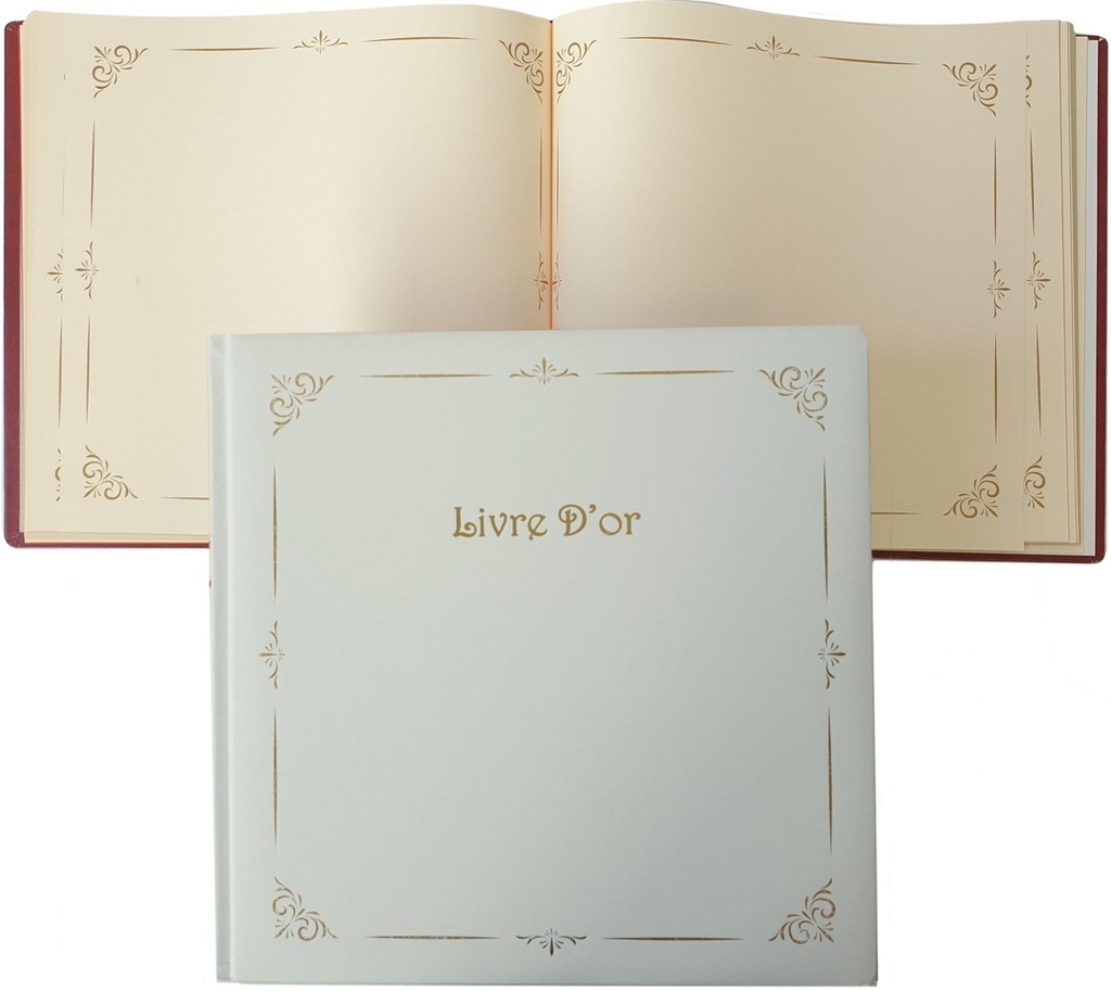 Gold Book 100gsm paper Gilded 29x29cm 96sh white