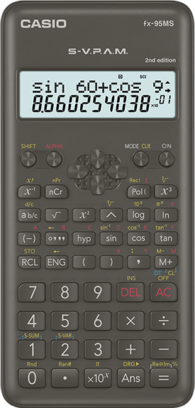 Scientific Calculator FX-95MS, 244 Func Casio