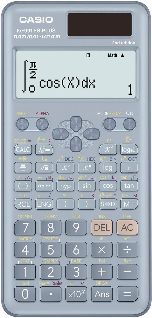 Calculator Scientific, 417 functions, Blue, Casio FX-991ES PLUS-2-BU
