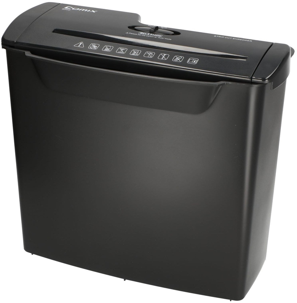 Shredder A4 Personal Strip Cut Shred Size 7 mm X 217 mm  5 Sheet Paper  Black