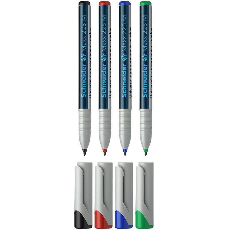 Universal marker Maxx 225 M non-perm. Wallet 4 pieces assorted Schneider