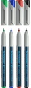 Universal marker Maxx 223 F non-perm. Wallet 4 pieces assorted Schneider