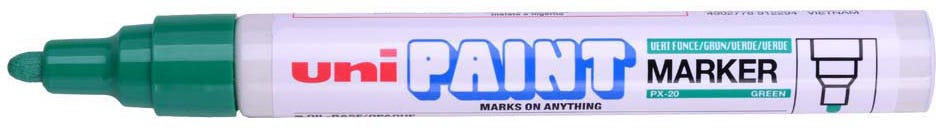 Paint Marker Bullet tip Green